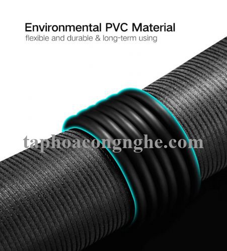 Ugreen 10308 0.5M màu Đen Cáp 2 đầu USB 2.0 vỏ nhựa PVC US102 30010308